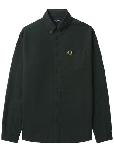 Chemise oxford à boutonnière sur le devant - Fred Perry - Modalova