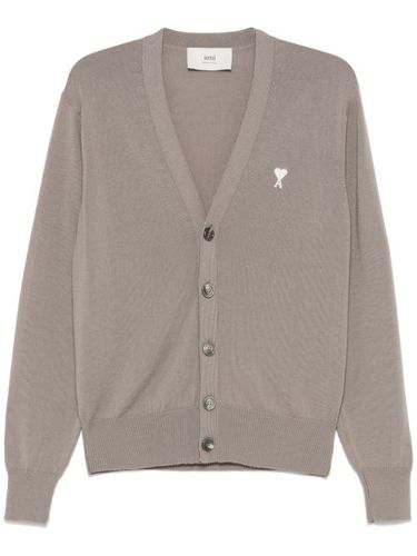 Cardigan à motif Ami de Cœur - AMI Paris - Modalova