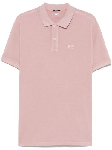 Polo à logo brodé - C.P. Company - Modalova