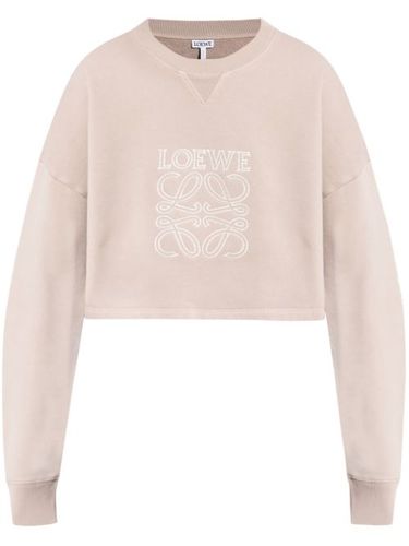 Sweat crop à logo brodé - LOEWE - Modalova