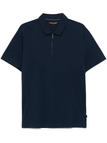 Polo zippé en piqué - Michael Kors - Modalova