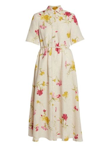 Robe-chemise à fleurs - ERDEM - Modalova