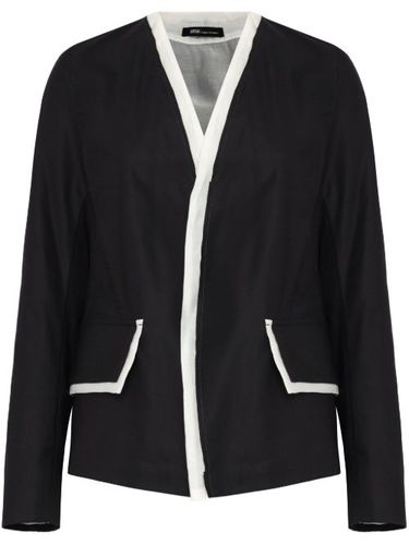 Veste sans col à effet usé - Uma | Raquel Davidowicz - Modalova