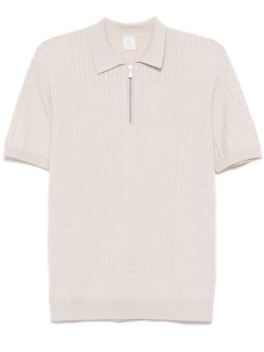 Polo en maille torsadée - Eleventy - Modalova