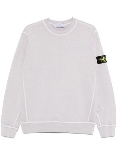 Sweat en polaire à effet usé - Stone Island - Modalova