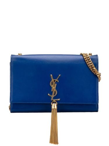 Sac à bandoulière monogrammé Kate Tassel médium en cuir de veau lisse (2019) - Saint Laurent Pre-Owned - Modalova