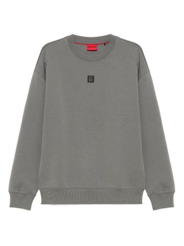 Sweat à patch Stacked-Logo - HUGO - Modalova