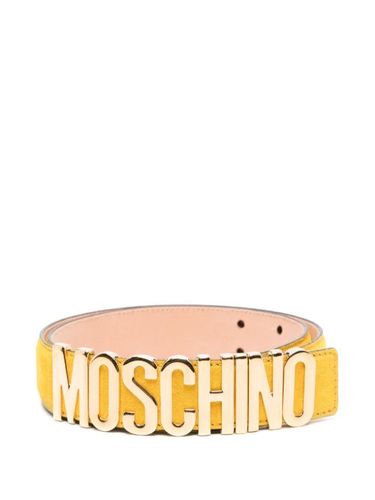 Ceinture à boucle logo - Moschino - Modalova