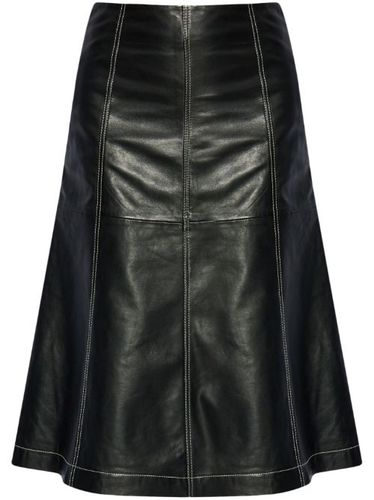Gestuz jupe en cuir - Noir - Gestuz - Modalova