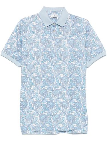 ETRO polo à motif cachemire - Bleu - ETRO - Modalova