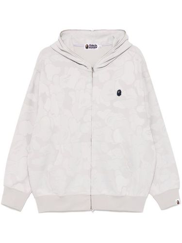 Hoodie zippé à motif camouflage en jacquard - A BATHING APE® - Modalova