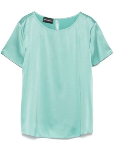T-shirt satiné - Emporio Armani - Modalova