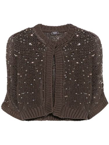 Cardigan à design brodé de sequins - Peserico - Modalova