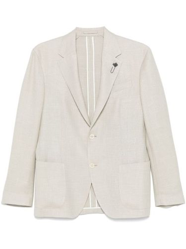 Blazer à simple boutonnage - Lardini - Modalova