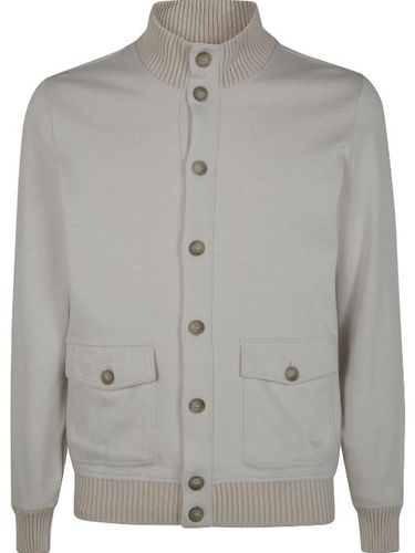 Veste bomber à patch logo - Fay - Modalova