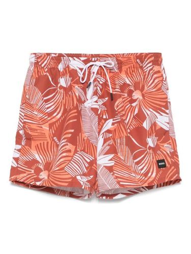 Short de bain imprimé - BOSS - Modalova
