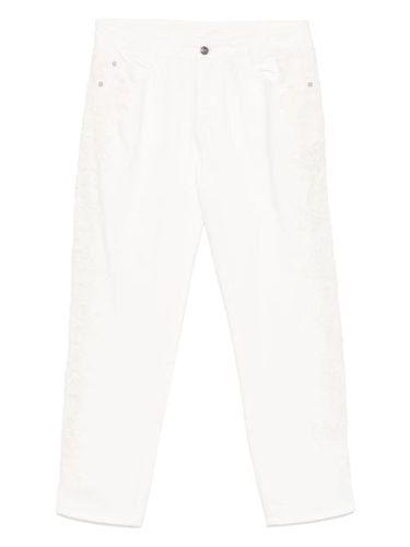 Jean à détails en dentelle - Ermanno Scervino - Modalova