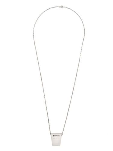 Rick Owens collier Dog Tag - Argent - Rick Owens - Modalova