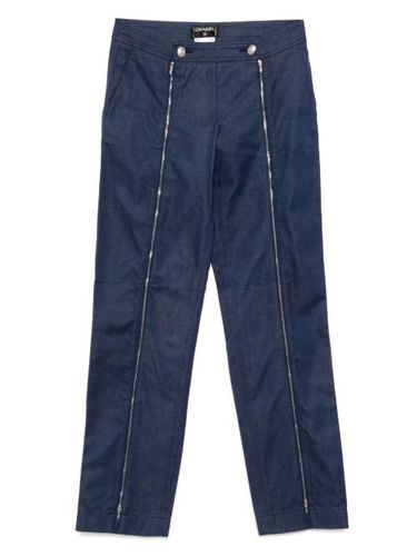 Pantalon à détails de zips (2004) - CHANEL Pre-Owned - Modalova