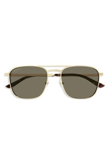 Lunettes de soleil à monture pilote - Gucci Eyewear - Modalova