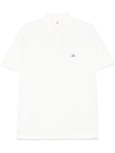 Polo à patch logo - C.P. Company - Modalova