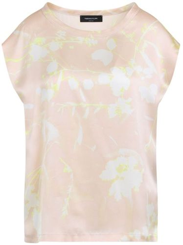 Blouse en soie à imprimé graphique - Fabiana Filippi - Modalova
