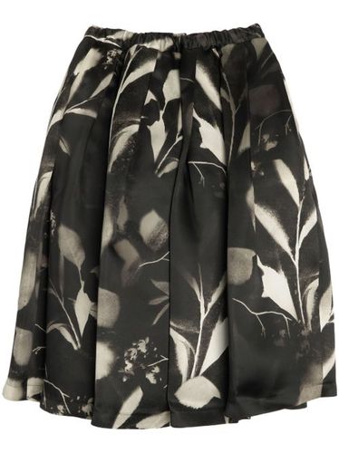 Jupe mi-longue en soie imprimée - Comme Des Garçons Comme Des Garçons - Modalova