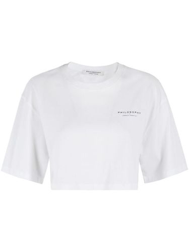 T-shirt à coupe crop - Philosophy Di Lorenzo Serafini - Modalova