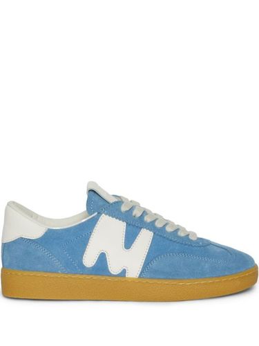MSGM baskets Retro en daim - Bleu - MSGM - Modalova