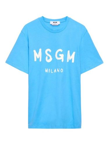 T-shirt à logo imprimé - MSGM - Modalova