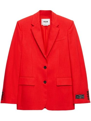 Blazer à simple boutonnage - MSGM - Modalova