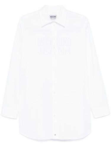 Chemise à logo imprimé - MOSCHINO JEANS - Modalova