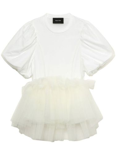 T-shirt à ourlet en tule - Simone Rocha - Modalova