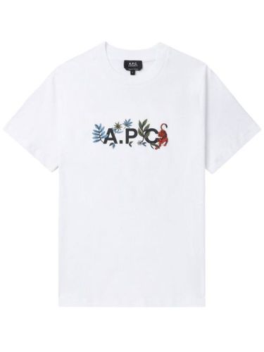 T-shirt à logo imprimé - A.P.C. - Modalova