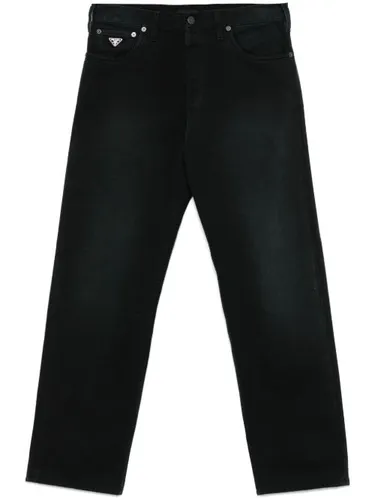 Prada jean à coupe fuselée - Noir - Prada - Modalova