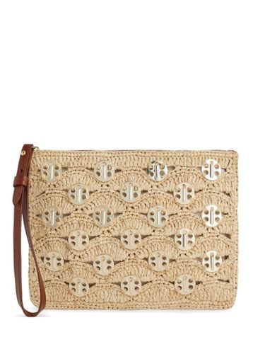 Pochette à détail métallisé - Rabanne - Modalova