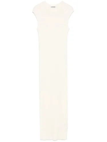 Robe en maille à coupe longue - JIL SANDER+ - Modalova