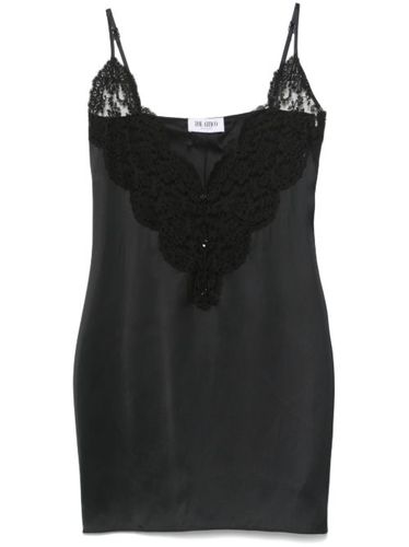 Robe courte à empiècements en dentelle - The Attico - Modalova