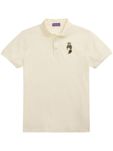 Polo à logo brodé - Ralph Lauren Purple Label - Modalova