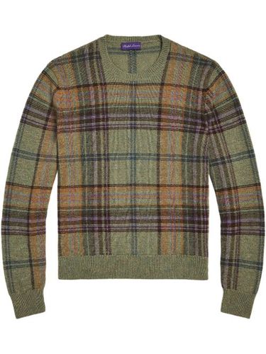 Pull à motif tartan - Ralph Lauren Purple Label - Modalova