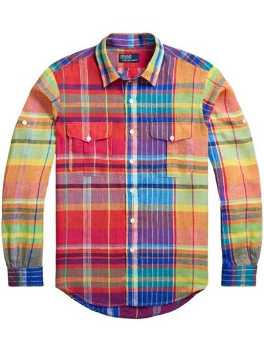 Chemise en lin à carreaux - Polo Ralph Lauren - Modalova