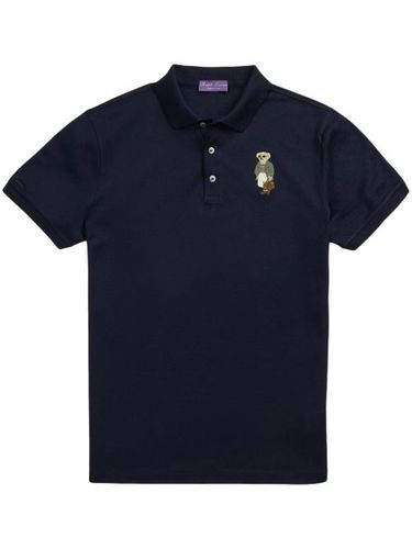 Polo à logo brodé - Ralph Lauren Purple Label - Modalova