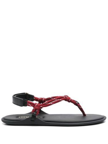 Sandales à brides en corde - Miu Miu - Modalova