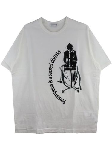 T-shirt à logo imprimé - Yohji Yamamoto - Modalova