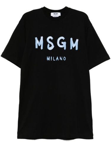 MSGM robe courte à franges - Noir - MSGM - Modalova