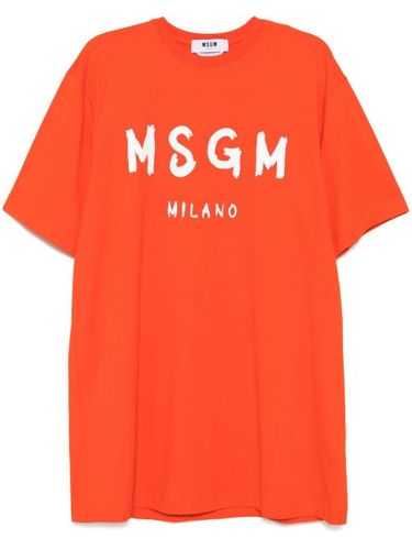 MSGM robe courte à franges - Rouge - MSGM - Modalova