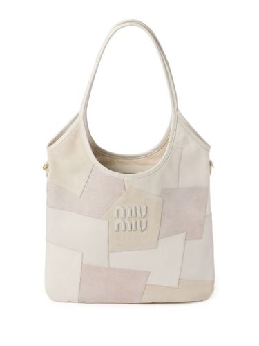 Sac Ivy en cuir à design patchwork - Miu Miu - Modalova