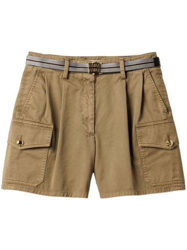 Miu Miu short en coton - Vert - Miu Miu - Modalova