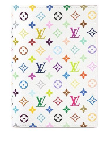 X Takashi Murakami étui pour passeport en toile Multicolour Monogram - Louis Vuitton Pre-Owned - Modalova