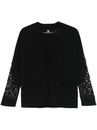 Cardigan à détail de dentelle - Ermanno Scervino - Modalova